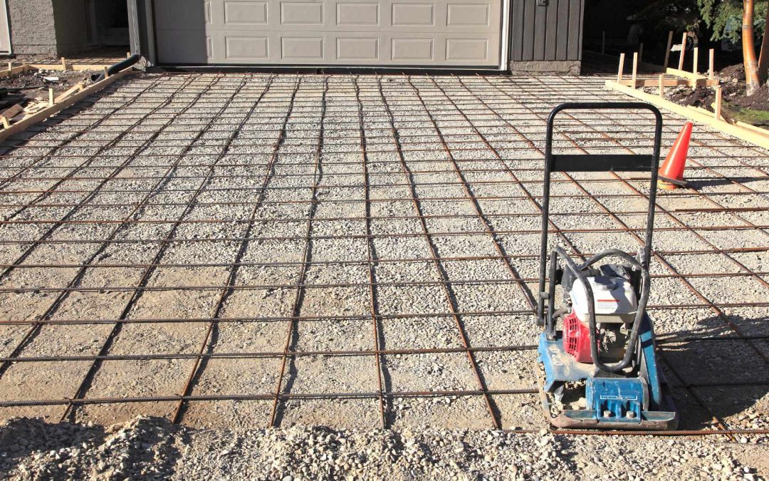 What is the process of stamped concrete?