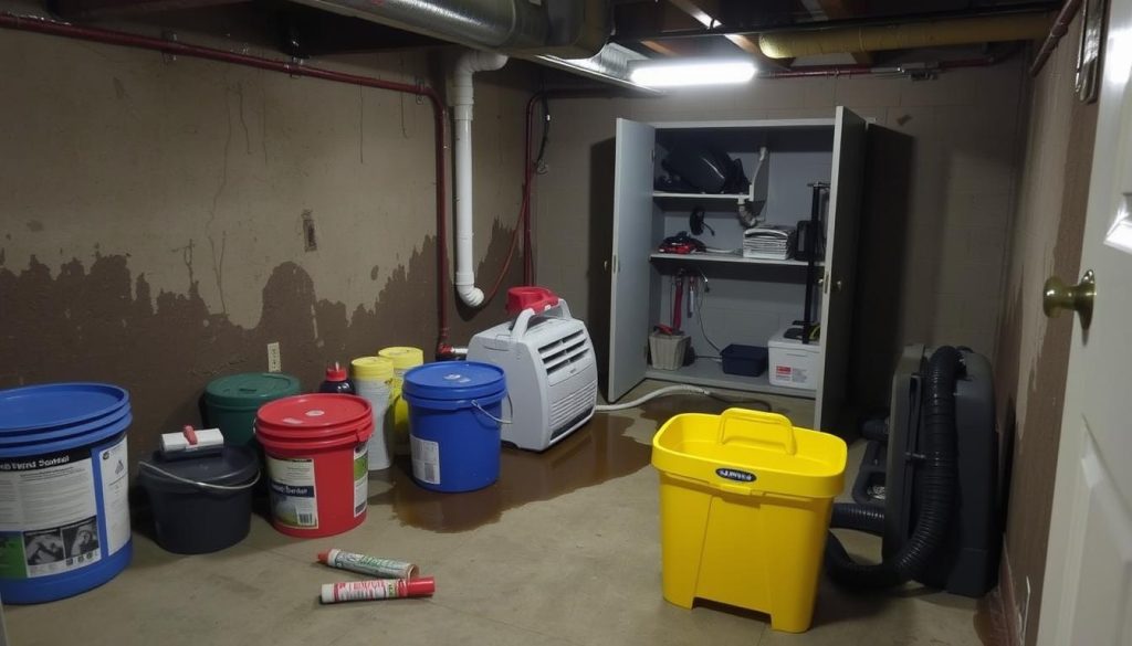 leaky basement repair