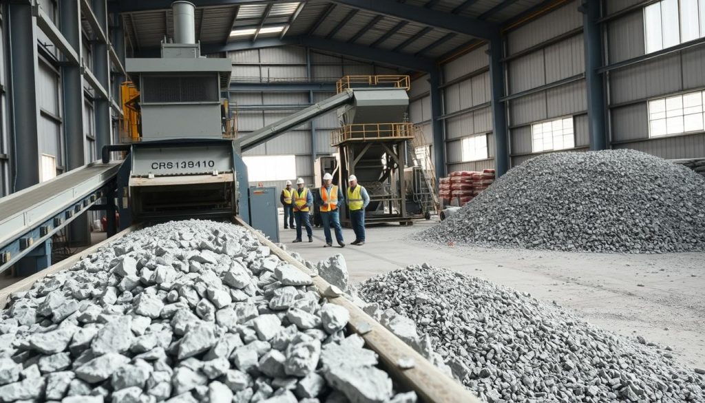 Sustainable concrete recycling process